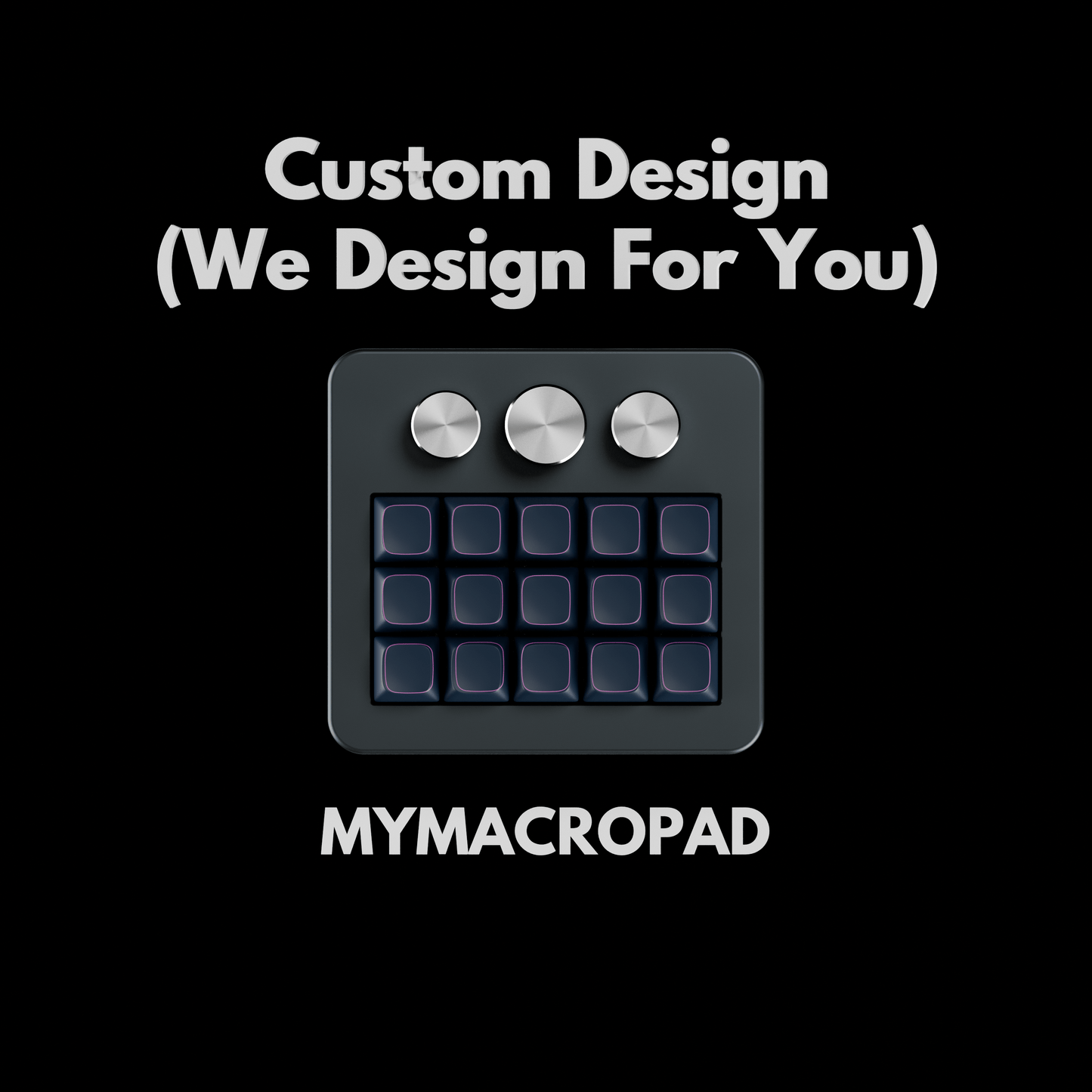 15 Keys 3 Knob MyMacropad - Macropad.io