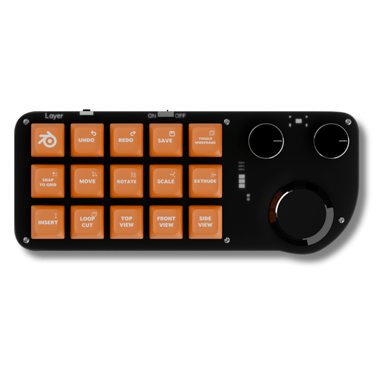 Supercharge Your Blender Workflow with a Wireless Shortcut Macropad (with Knobs!) - Macropad.io