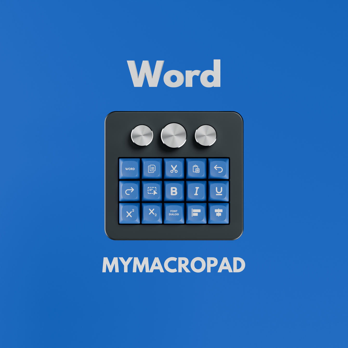 15 Keys 3 Knob MyMacropad - Macropad.io