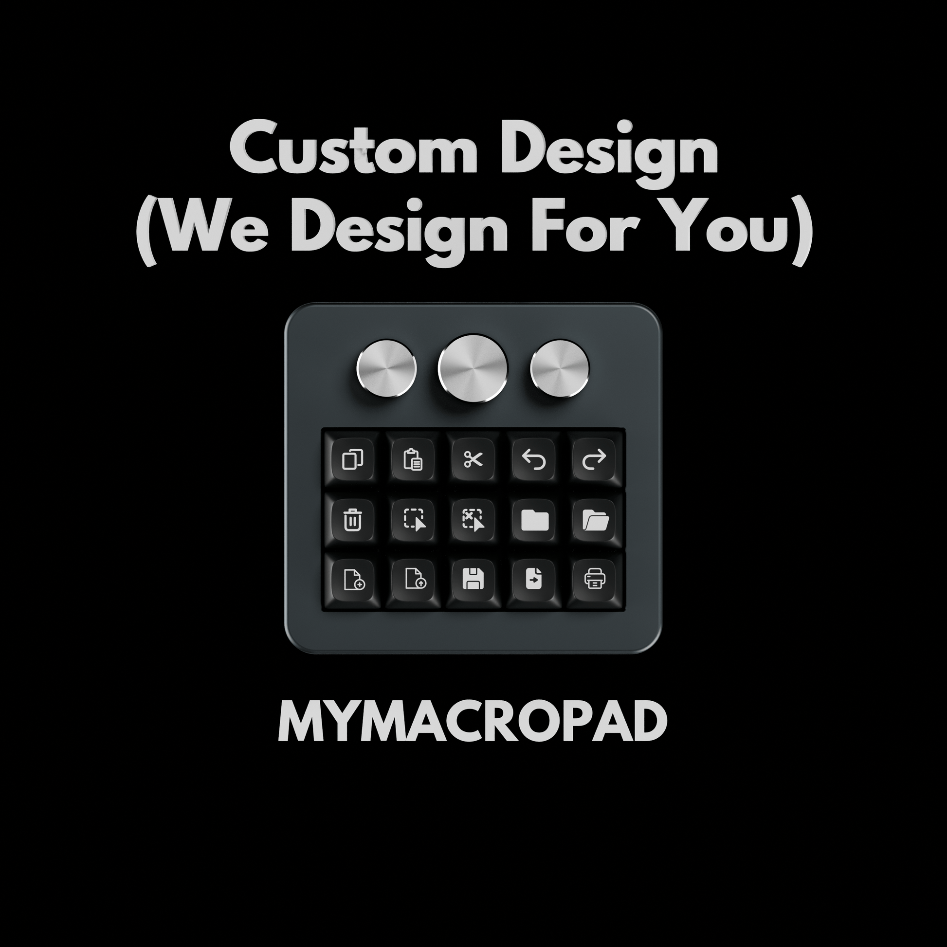 15 Keys 3 Knob MyMacropad - Macropad.io