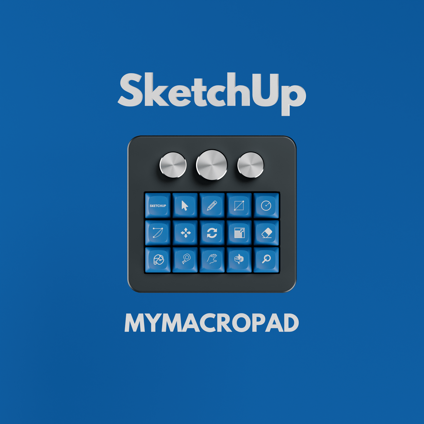 15 Keys 3 Knob MyMacropad - Macropad.io