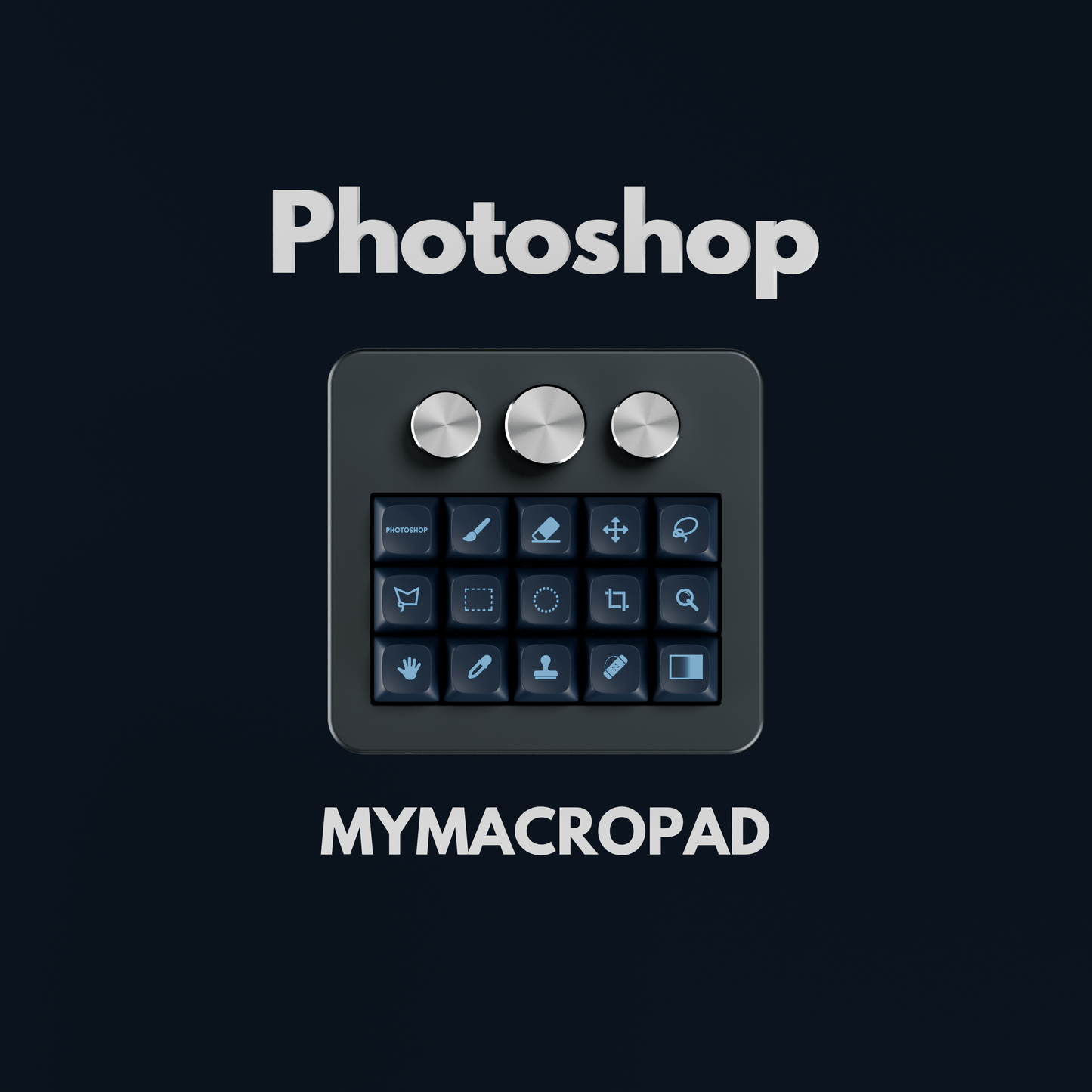 15 Keys 3 Knob MyMacropad - Macropad.io