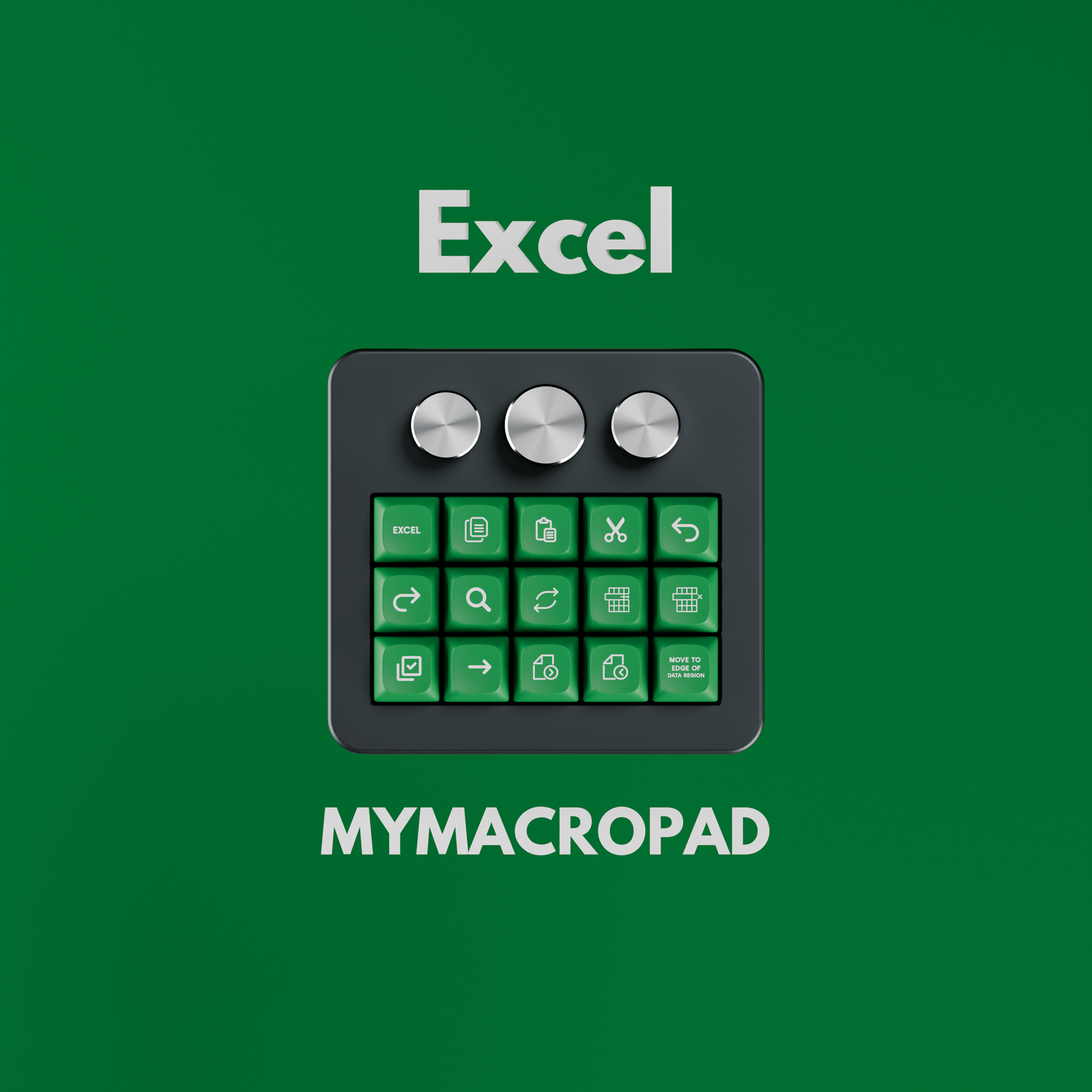 15 Keys 3 Knob MyMacropad - Macropad.io