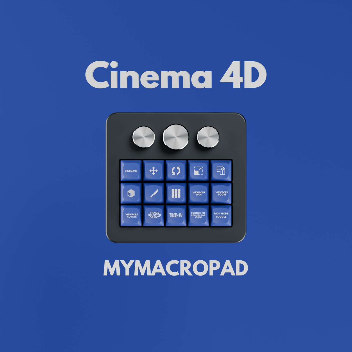 15 Keys 3 Knob MyMacropad - Macropad.io