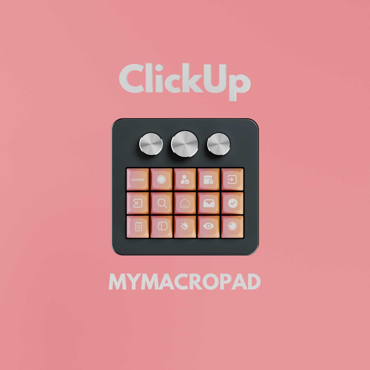 15 Keys 3 Knob MyMacropad - Macropad.io