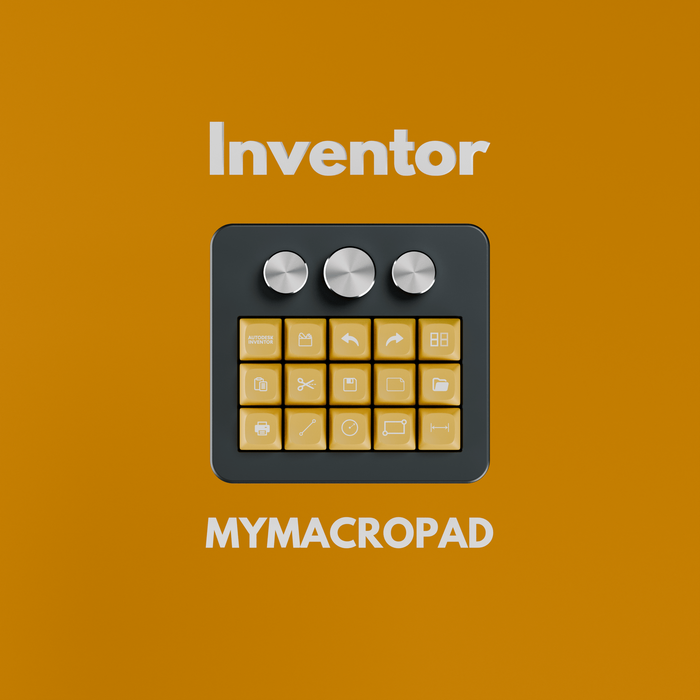 15 Keys 3 Knob MyMacropad - Macropad.io