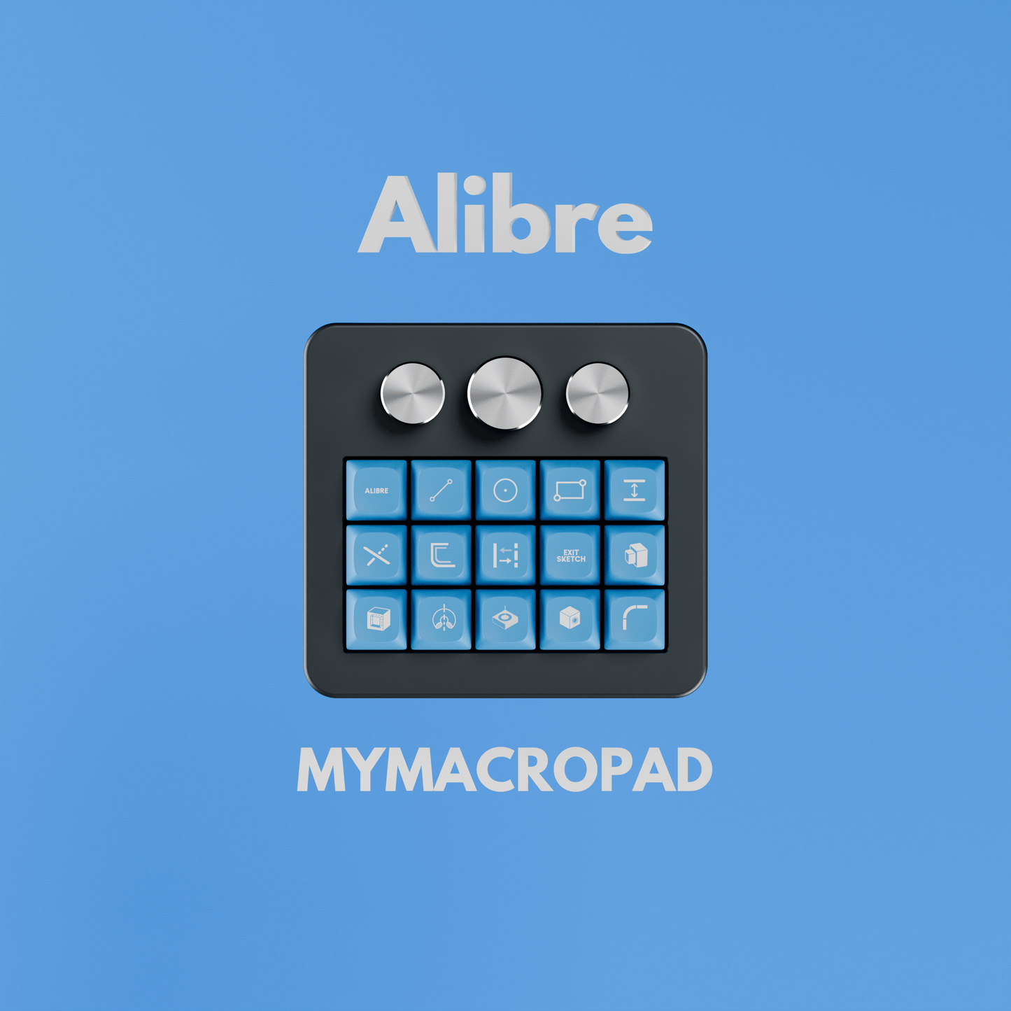 15 Keys 3 Knob MyMacropad - Macropad.io