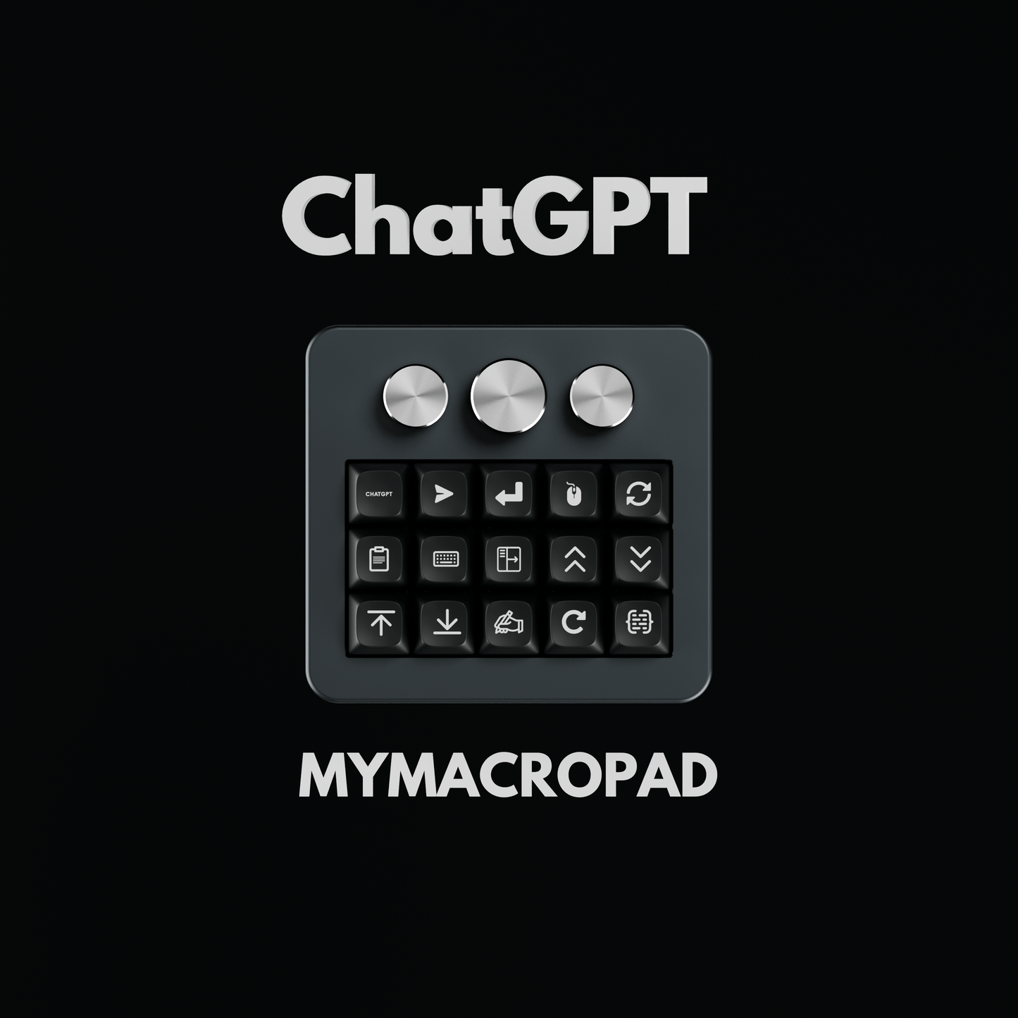 15 Keys 3 Knob MyMacropad - Macropad.io