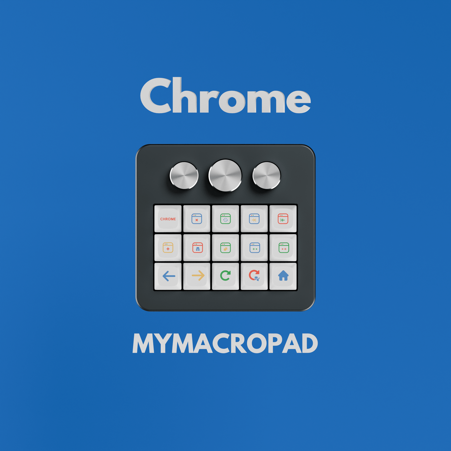 15 Keys 3 Knob MyMacropad - Macropad.io